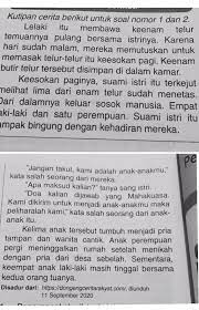 We did not find results for: Pertanyaan 1 Bagaimanakah Sifat Tokoh Lelaki Dan Istrinya Dalam Kutipan Cerita Tersebut 2 Apa Pesan Brainly Co Id