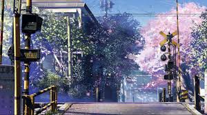 La Traversee Du Temps Anime Paysage Manga Paysage Imaginaire Dessin Paysage