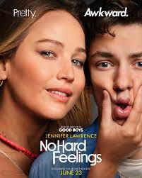 Official Poster for No Hard Feelings Starring Jennifer Lawrence : rmovies