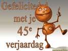 45e Verjaardag Gratis Wenskaarten Ecard Jakosawi Com Verjaardag Leeftijd 45 Jaar