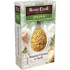 Rice, wheat flour, durum wheat flour, salt, autolyzed yeast extract, onions, garlic, turmeric (color). Near East Rice Pilaf 6 09 Oz Buy Online In Germany At Desertcart De Productid 70052829