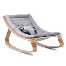 Charlie Crane Levo Baby Rocker Beech With Sweet Gray Baby Rocker Baby Bouncer Baby Design