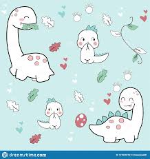 Van tekeningen tot anime en van aquarellen tot. Cute Dino Cartoons Hand Drawing Stock Vector Illustration Of Fantasy Animal 127639732 Tekenen Schattig