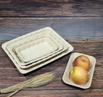 Eco-Friendly Food Tray OEM/ODM Custom Supermarket Meat Packaging Trays  Grade Vegetable Fruit Disposable Meat Tray