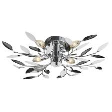 Black pendant light bar wood chandelier lighting kitchen island ceiling lights. Black Leaf Ceiling Light Fitting