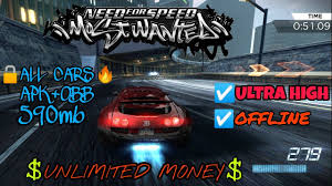 Need For Speed Most Wanted Apk Obb Unlocked All Cars Missions Unlimited Money Mod Youtube