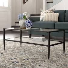 Characterized by its clean lines and open design, this understated coffee table brings a contemporary touch to your living room layout. Andover Mills Albie Coffee Table With Storage Reviews Wayfair