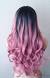 Rose Gold Pink Ends On Brown Hair