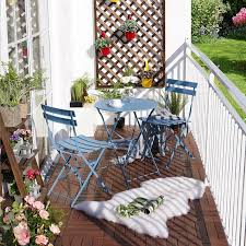 Leen 3 Piece Bistro Set In 2020 Patio 3 Piece Patio Set Patio Decor