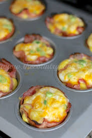 Low Carb Baked Ham And Egg Cups Recipe Recipes Baked Ham Breakfast