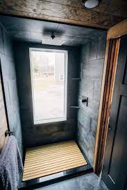 Lupine By Wind River Tiny Homes Tiny Living Tiny House Shower Tiny House Bathroom House Bathroom Designs