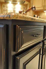 How To Paint A Kitchen Island Part 1 Distressed Kitchen Cabinets Painted Kitchen Island Black Kitchen Cabinets