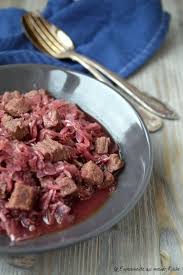 Rotkohl Schmortopf Mit Rindfleisch Rindfleisch Rindfleisch Schmortopf Einfache Gerichte