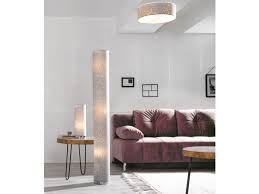Bogen Stehlampe Grau
