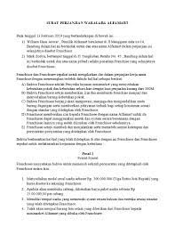 Registrasi dapat dilakukan mulai tanggal 31 mei sampai dengan 4 juni 2021. Surat Perjanjian Waralaba Indomaret Doc Word Detiklife