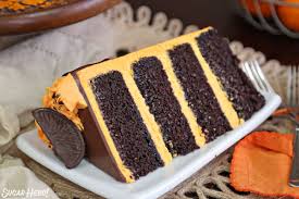 My hero paula deen made this on her show and i just stole it and tweaked it a bit. Chocolate Orange Cake Sugarhero