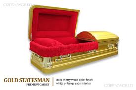 To order, contact us at: Gold Statesman Premium Casket Premium Casket Metal Caskets Caskets