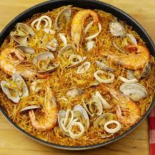 Fideua Paella Aux Pates Et Poissons Recette De Fideua Paella Aux Pates Et Poissons Marmiton