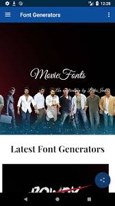 Stylize your name in free fire movie font here. Movie Fonts Movies Style Name Generator For Android Apk Download