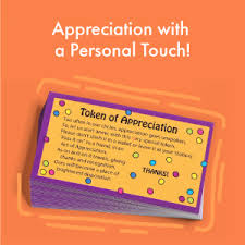 Usually when giving or receiving a token of appreciation it means that you receive/give a small gift for an action you have done or appreciated. Amazon Com Tokens Of Appreciation And Cards Set Of 10 Academic Awards And Incentives Supplies Office Products