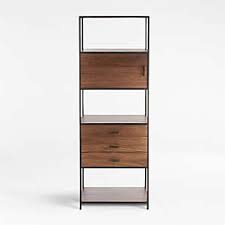 The look and feel of the painted bookcase built into the bookcase is a hidden drawer. Storage Bookcases Crate And Barrel
