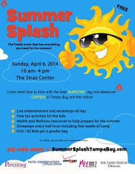 Summersplash Summer Thingstodo Kids Tampa Local Outdoors Placestogo Splash Fun Tampabay The Straz Center Tampa California Beach Camping Tampa Bay