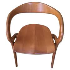 A Sibau Vintage Italian Solid Cherry Dining Room Chairs Aptdeco Dining Room Chairs Chair Sculptural Chair