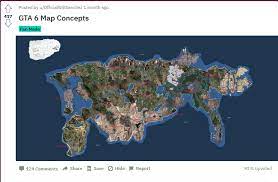 A dubious new gta 6 rumor is making the rounds within the grand theft auto community, and according to it, rockstar games is getting. Para Fans Buat Konsep Peta Gta 6 Dari Rumor Yang Beredar Gamebrott Com