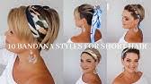 It can be pretty apt. 12 Bandana Styles For Short Hair Youtube