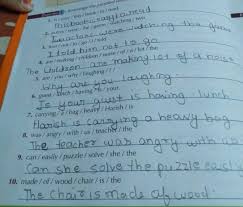 Jumble solver is an easy to use tool which helps you find various scrambled/jumbled words for the popular game jumble. Rearrange The Jumbled Words To Make Meaningful Sentences Jum 2 Were He Game Watching J English Who Did Patrick S Homework 13528501 Meritnation Com
