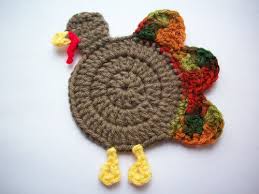 Worsted weight yarn in brown. 10 Free Thanksgiving Crochet Patterns