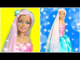 Sparkle Hairstyle For Barbie Cool Barbie Clothes And Diy Barbie Crafts And Doll Shoes Youtube Barbie Clothes Boutique Hair Bows Barbie