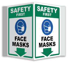 Can you beat all 69 levels? Safety First Face Masks 3 Way Sign D6240 By Safetysign Com