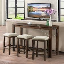 Three Posts Ismay 4 Piece Pub Table Set Reviews Wayfair Bar Table Sets Picket House Furnishings Bar Table
