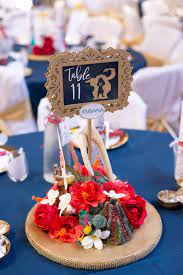 For example, if it is cinderella inspired, the reception may look like the grand ball where cinderella danced with prince charming. Disney Wedding Centerpiece Moana Disney Wedding Centerpieces Disney Centerpieces Wedding Centerpieces