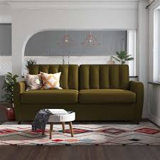 Maybe you would like to learn more about one of these? Dorel Novogratz Brittany Sleeper Sofa With Memory Foam Mattress Queen Green 2278929n Rona