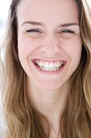 Woman laughing with joy stock image. Image of female