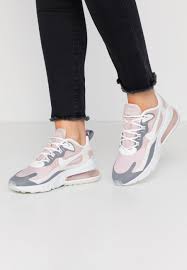 Nike Sportswear Air Max 270 React Sneakers Plum Chalk Summit White Stone Mauve Smoke Grey Hvid Zalando Dk In 2020 Nike Air Max Pink Nike Shoes Pink Running Shoes