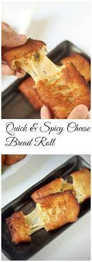 Easy Spicy Cheese Bread Roll Halaal Recipes From Fa S Kitchen Spicy Cheese Halal Recipes Bread Roll Recipe Indian