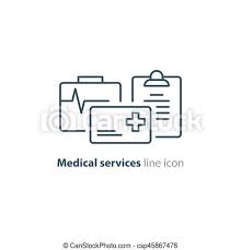 Medical insurance plans for preexisting conditions private medical insurance Health Care Services Thin Line Icon Insurance Card Logo Medical Insurance Policy Concept Logo Medicine Card Check Up Clip Canstock