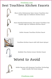 We did not find results for: 7 Best Touchless Kitchen Faucets Plus 1 To Avoid 2021 Buyers Guide Freshnss Touchless Kitchen Faucet Kitchen Faucet Best Kitchen Faucets