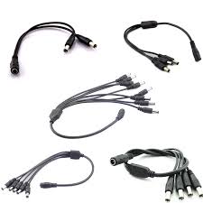 Cctv Security Camera 1 Dc Female To 2 3 4 5 8 Male Plug Power Cord Adapter Connector Cable Splitter For Led Strip Light 1pcs Sc Accessorie 013 1 20