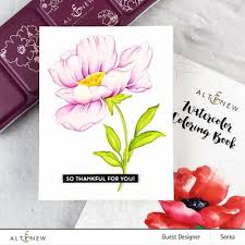 This also showcases the playful, more forgiving side of. Altenew Coloring Book Watercolor Coloring Book Kreativbunt