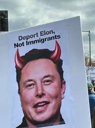 Denver today! S0 BAD EVENTHE THE TNTROWERIS AREHERE PENT Elon, Not Deport  İmmigrants To UMP S SMAL ER ទង ONE ONEWAY WAY ሶ ONLY BUSES EXC. THEYRE  EATING THE CHECKS THEY'RE EATING