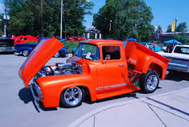 Image result for Orange 1956 Truck