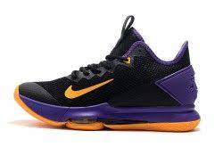 Black And Purple Nike Basketball Shoes Nike Lebron Witness 4 Iv Black Purple Yellow Men S Basketball Shoes Lebron James Shoes Nike Lebron Nike Basketball Shoes