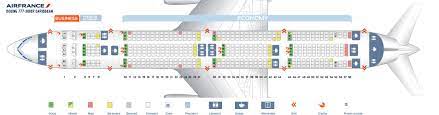 Seat Map And Seating Chart Boeing 777 300er Air France Caribbean Layout Boeing 777 300er Seating Boeing 777 300 Seating Plan