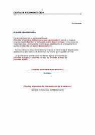 Carta De Recomendacion Personal Cartas De Recomendacion Ejemplo De Carta Carta De Referencia