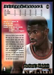 1995 Hoops #260 Antonio McDyess Rookie Card RC