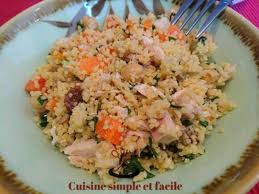 C'est la première fois que ce couscous fait en express avec de l'eau bouillante et un micro onde se rapproche du couscous de ma mère qu'elle. Les Meilleures Recettes De Semoule Et Salades 2